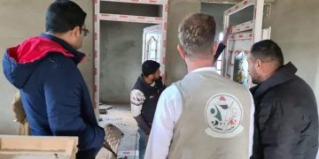 مشروع  لترميم المنازل المتضررة