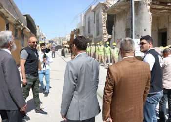 مشروع العودة للحياة رفع الأنقاض المرحلة الثانية