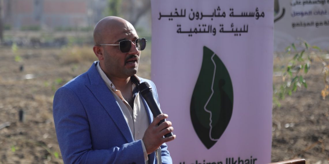 مؤسسة مثابرون للخير للبيئة والتنمية تباشر العمل بمشروع إعادة زراعة الجزء المحترق من غابات الموصل